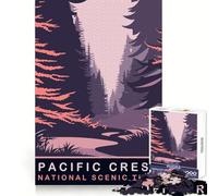 Pacific Crest for Adults 1000 Piece Puzzle Mind Wellness Leisure Pleasure Sharp Edges Unique Xmas Gift size 38x26cm