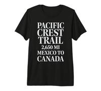 Pacific Crest Trail 2650 Miles Mexico to Canada Minimal Hike Premium T-Shirt