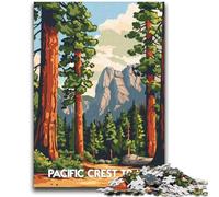 Pacific Crest Trail Landscape Adult Jigsaws 2000 Pieces Difficult, Challenging Difficult Deal As Gifts for The Whole Family 2000pcs(70x100cm)