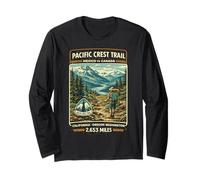 Pacific Crest Trail PCT Pacific Crest Trail Mexico to Canada Long Sleeve T-Shirt