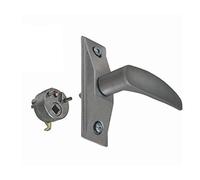 Pacific Doorware Adams Rite Style Deadlatch Lever Handle for Storefront Door Lock, Aluminum (Left Hand)