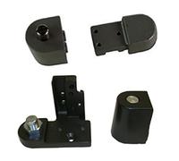 Pacific Doorware Kawneer Style TOP & Bottom Pivot Hinge Set for Commercial Adams Rite Type Storefront Door, Choose Handing & Finish (Right Hand in Dark Bronze)