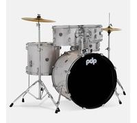 Pacific Drums Center Stage 5-Piece Drum Kit, 22" x 15" Bass Drum, Diamond White