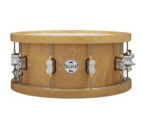 Pacific Drums Concept 20-Ply Maple Snare, 14" x 6.5", Thick Wood Hoop, Natural