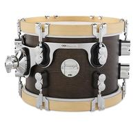 PDP Concept Classic Tom, 10" x 7", Walnut Stain, Natural Stain Hoops