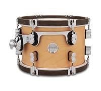 PDP Concept Classic Tom, 12" x 8", Classic Walnut Stain, Natural Stain Hoops