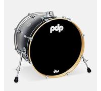 Pacific Drums Concept Maple Bass Drum, 20" x 16", Silver to Black Fade
