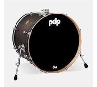 Pacific Drums Concept Maple Bass Drum, 22" x 18", Satin Charcoal Burst Lacquer