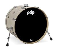 Pacific Drums Concept Maple Bass Drum, 22" x 18", Twisted Ivory Finish Ply