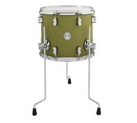PDP Concept Maple Floor Tom, 14" x 12", Satin Olive Finish Ply