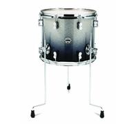 PDP Concept Maple Floor Tom, 14" x 12", Silver to Black Fade