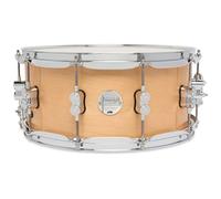Pacific Drums Concept Maple Snare Drum, 14" x 6.5", Natural Lacquer | Features a 10-ply European Maple shell and high-end DW drum hardware