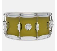 Pacific Drums Concept Maple Snare Drum, 14" x 6.5", Satin Olive