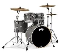 Pacific Drums & Percussion Drum Set Concept Maple 5-Piece, Satin Pewter Shell Pack (PDCM2215SP)
