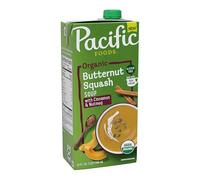 Pacific Foods Organic Butternut Pumpkin Soup with Cinnamon and Nutmeg, 907.2 g Box