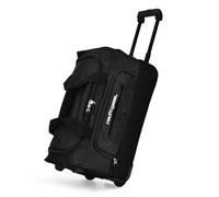 Pacific Gear Drop Bottom Rolling Duffel Bag, Black, 21 Inch, Drop Bottom Rolling Duffel Bag