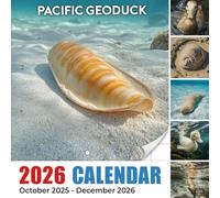 Pacific Geoduck Calendar 2026: A quirky look at one of nature’s most unusual bivalves