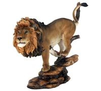Pacific Giftware 10 3/4" Pride Rock King of The Jungle Savannah Lion Wildlife Home Statue Simba