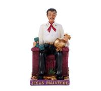Pacific Giftware 6.5 Inch Jesus Malverde Folklore Statue Sinaloa Religious Figurine Mexico Estatua Figure