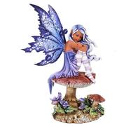 Pacific Giftware Amy Brown Licensed Violet Fairy Statue Polyresin Figurine Home Decor