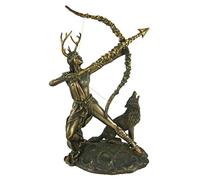 Pacific Giftware Bronzed Finish Artemis Moon Goddess Greek Statue Diana by