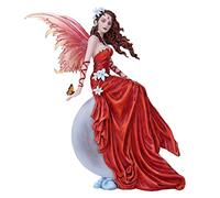 Pacific Giftware Celestial Crimson Lilly Fairy Collectible Figurine Nene Thomas Licensed Art Inspiration 12 Inch Tall
