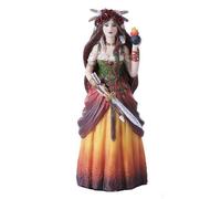 Pacific Giftware Celtic Goddess Brigid Statue In Color