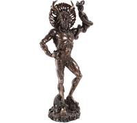 Pacific Giftware Celtic Horned God Cernunnos Collectible Statue by Artist Maxine Miller 10 Inch (Cast Bronze)