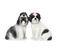 Pacific Giftware Ceramic Shih Tzu Shaker Set - Salt and Pepper Shakers