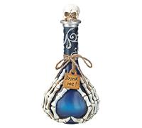 Pacific Giftware Decorative Bottle with Skeleton Hands Drink Me Gift Skull Bottle Decoration