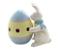 Pacific Giftware Easter Bunny Egg Magnetic Salt & Pepper Shaker Set