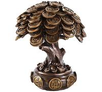 Pacific Giftware Feng Shui Bronze Golden Money Coin Prosperity Tree Home Decoration Gift (Bronze)