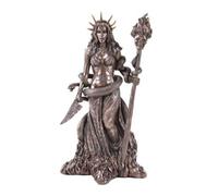 pacific giftware Greek Witchcraft Pagan Hecate Statue Bronze Patina