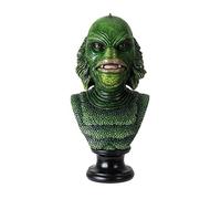 Pacific Giftware Green Horror Gill-Man Black Lagoon Swamp Monster Head Bust Decorative Figurine Macabre Creature of The Woods Accent Sculpture