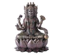 Pacific Giftware Hindu Brahma God Four Faced Vedas Statue