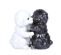 Pacific Giftware Hugging Maltese Puppy Magnetic Ceramic Salt and Pepper Shakers Set