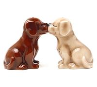 Pacific Giftware Labrador Puppies Magnetic Salt and Pepper Shakers Set, Blond/Chocolate