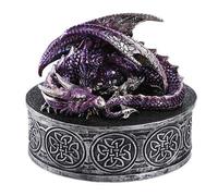 Pacific Giftware Medieval Fantasy Mythical Dragon Lidded Treasure Trinket Box