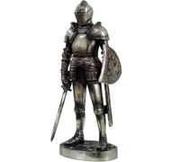 Pacific Giftware Medieval Knight Figurine, Knight, Yellow, Solid, 5.3 x 4 x 7 inches