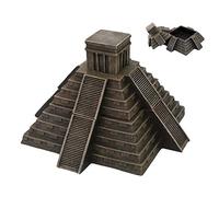 Pacific Giftware Mesoamerican Aztec Pyramid Box Collectible Desktop Decorative Accessory Trinket Box 5.25 inches Tall