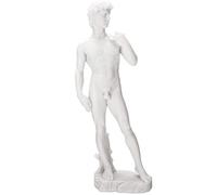 Pacific Giftware Michelangelo`s `David` Statue Marble White Finish