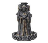 Pacific Giftware Mother Maiden Crone Backflow Incense Burner, 9.25-inch Height, Cold Cast Resin