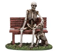 Pacific Giftware Old Man and A Dog Love Never Die Skeleton Resin Home