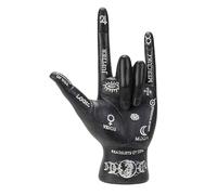 Pacific Giftware Palmistry Hand Figurine, 7.68-inch Height, Resin, Black, Home Décor, Tabletop Décor, Halloween