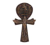 Pacific Giftware PT Egyptian Ankh Symbol Winged ISIS Cast Bronze Resin Collectible Figurine