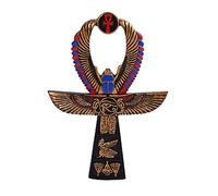 Pacific Giftware PT Egyptian Ankh Symbol Wings Scarab Eye of Horus Resin Collectible Figurine