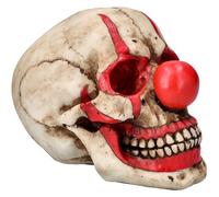 Pacific Giftware Red Clown Skull Home Tabletop Decorative Resin Figurine