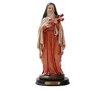Pacific Giftware Saint Theresa of Ávila Wood Base with Brass Name Plate