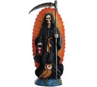 Pacific Giftware Santa Muerte Saint of Holy Death Standing Religious Statue 7.25 Inch Black Magic Protection Santisima Muerte Sculpture