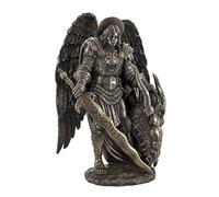 Pacific Giftware ST. MICHAEL AND THE DRAGON Archangel Statue Saint